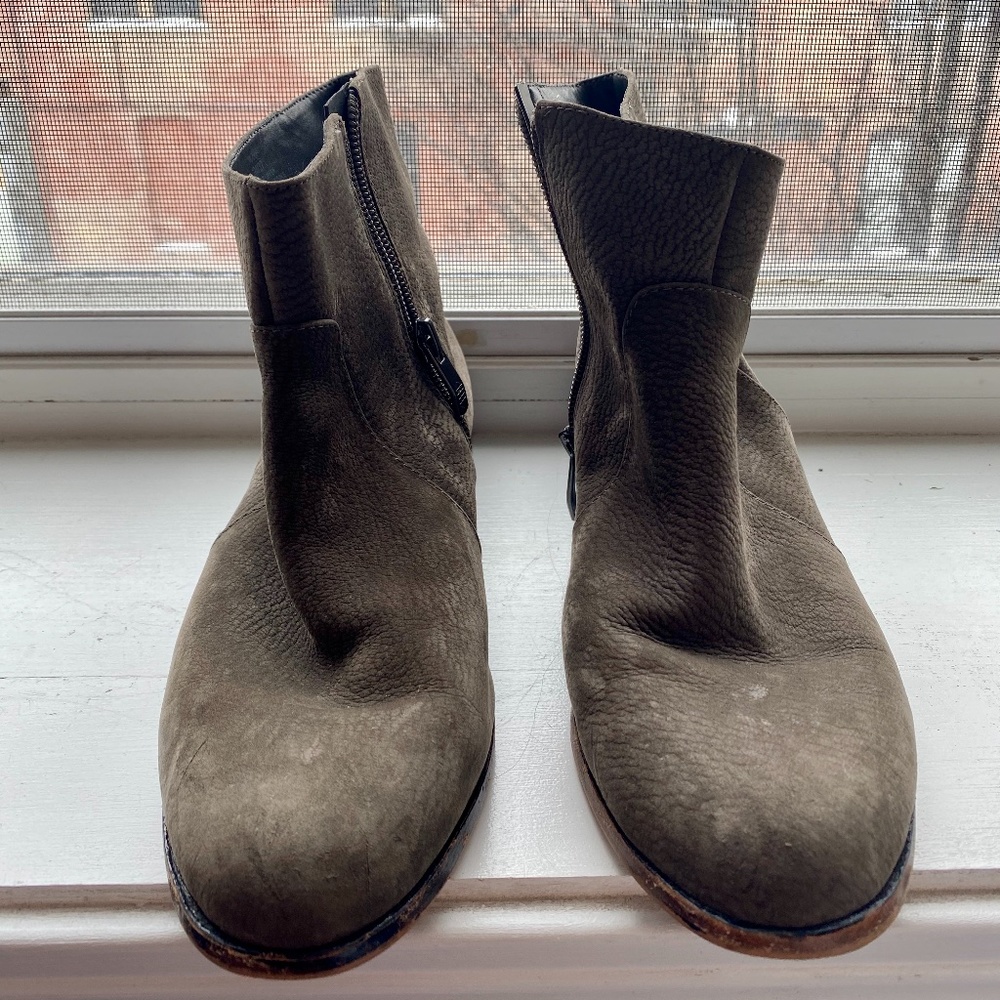 Vince Camuto Leather Ankle Boots